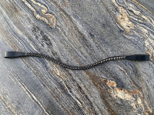 Stirnriemen Black Shine