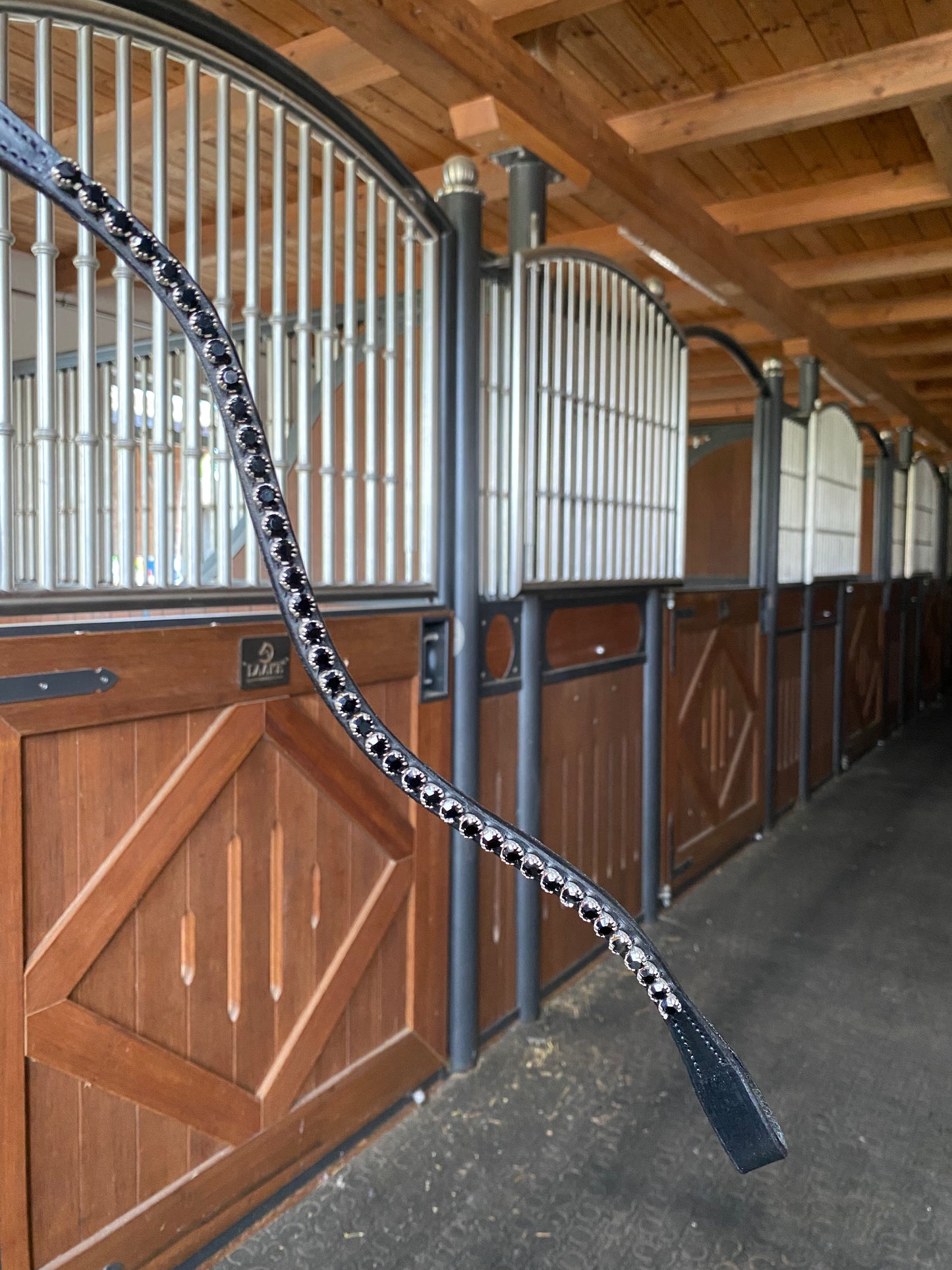 Stirnriemen Black Shine